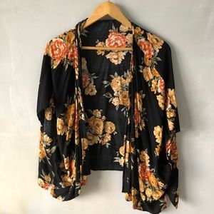 forever 21 flowered kimono